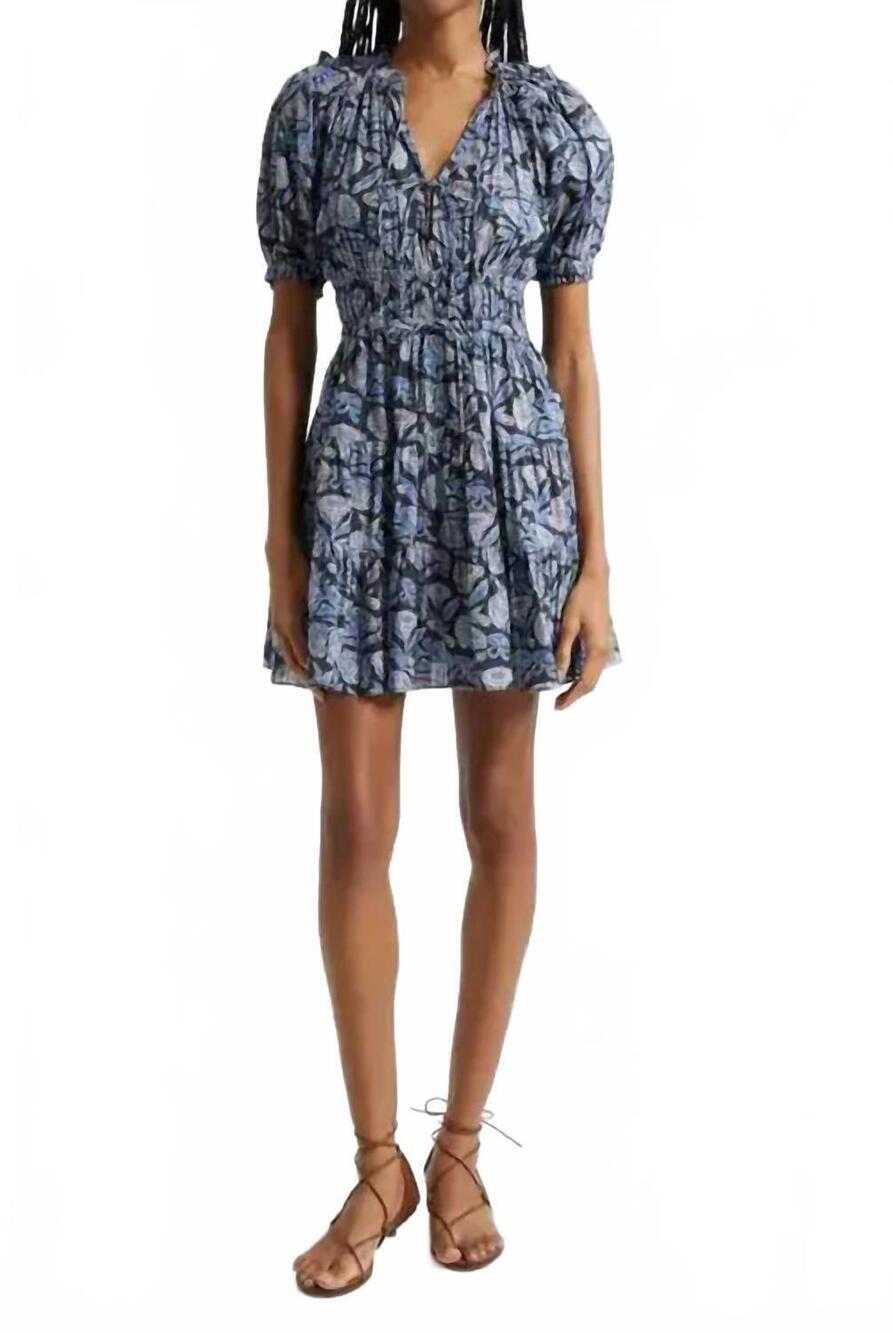 NEW ULLA JOHNSON soffia mini dress in zinnia